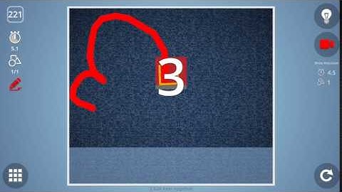 Check out how I solved level 221 in Brain It On! #BrainItOn