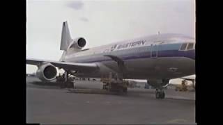 (RARE!) Eastern Airlines Lockheed L1011 Footage (Exterior, Cabin, Galley, Flight Deck)