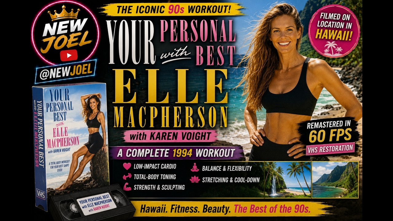 Elle Macpherson Your Personal Best 1994 | Full Supermodel Workout