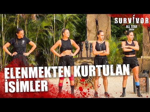 Eleme Gecesinden Potadan Çıkan İsimler Belli Oldu | Survivor All Star 2024 95. Bölüm