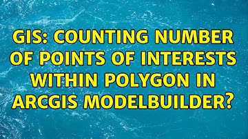GIS: Counting number of points of interests within polygon in ArcGIS ModelBuilder? (2 Solutions!!)