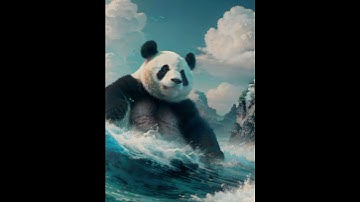 Stable diffusion animation style panda
