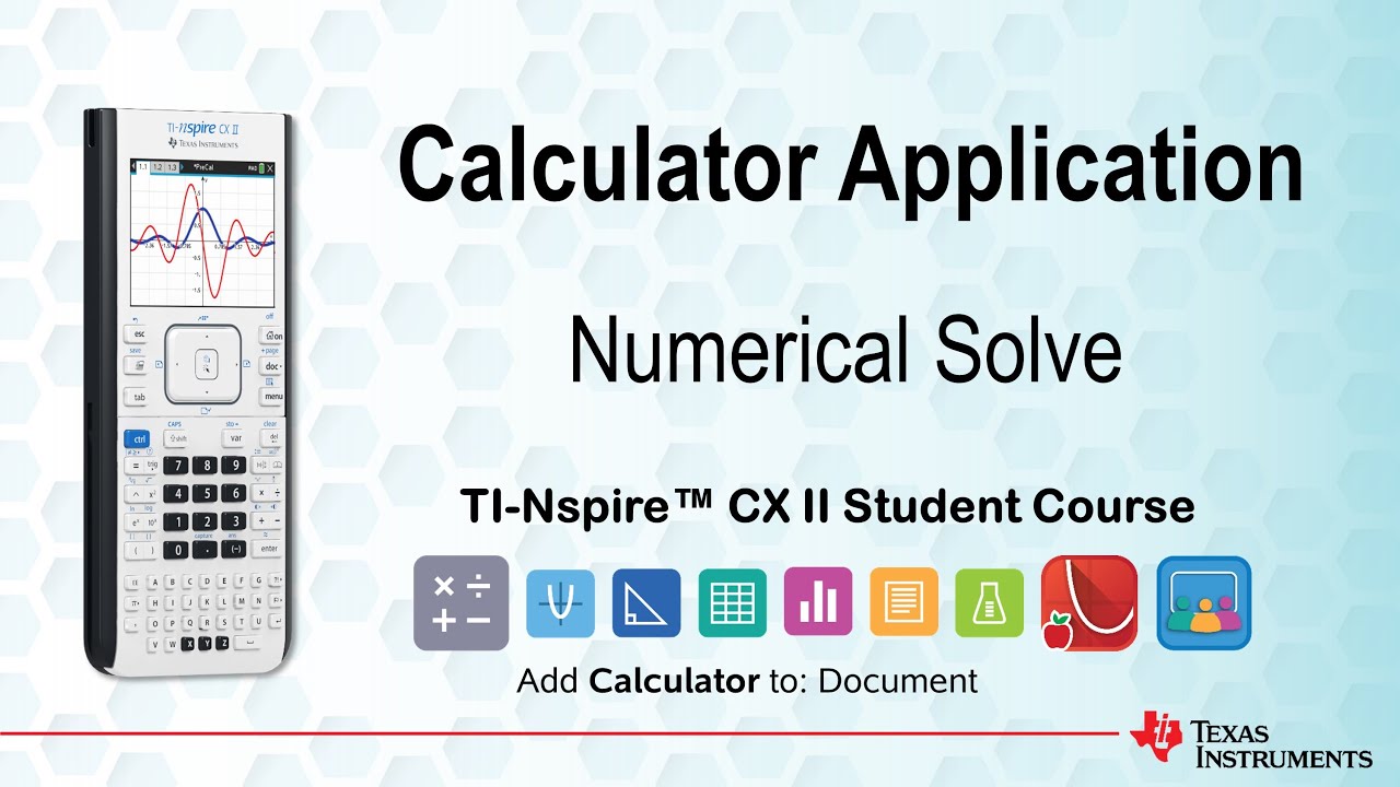 TI-Nspire CX II Online Calculator - Single 1 Year Subscription