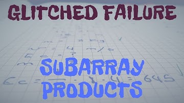Coding Challenge - Subarray Products (JavaScript)