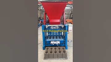Automatic Cement Hollow Block Machine #buildingconstruction #brickmaking #brickwork#block#brick