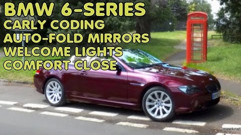 BMW CARLY CODING AUTO-FOLD MIRRORS & WELCOME LIGHTS