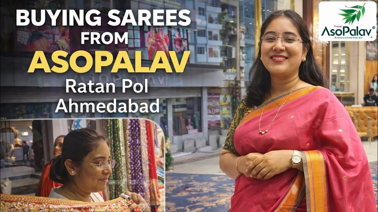Asopalav Ratan Pol saaree day I Priyanka ne jaari rakhi regional saaree shopping I Gujarat I Ep4