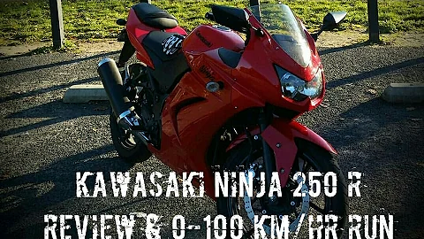 Kawasaki Ninja 250r EX250 review | 0 to 100 km/hr time