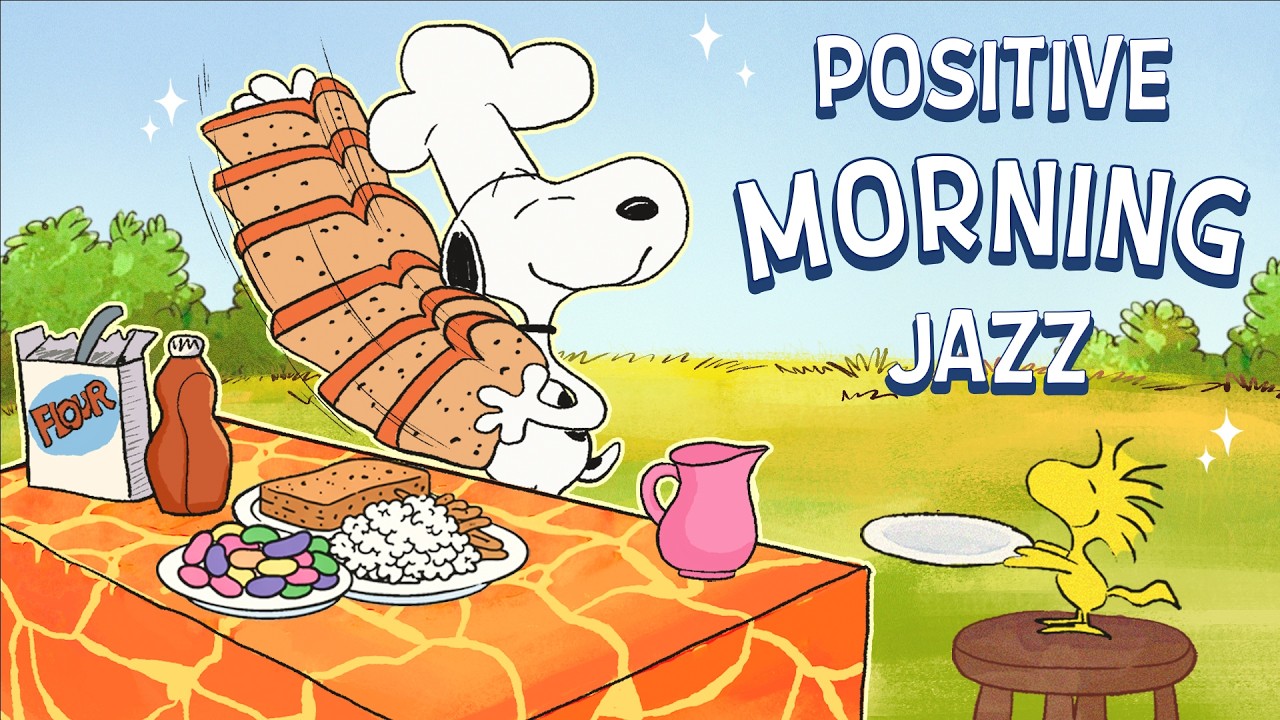 Playlist | 스누피와 함께하는 긍정적인 아침 재즈 ☀️ 즐겁고 행복한 브렉퍼스트 감성 | Morning Jazz