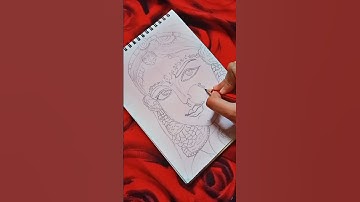 Cute Radharani ji drawing😍💖#radheradhe #radharani #drawing #art #sketch #shorts #viral #trending#diy