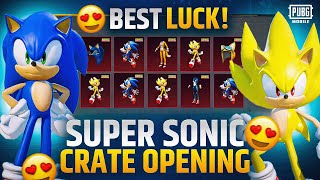 😱 BIGGEST SONIC LUCKY CRATE OPENING PUBG/BGMI