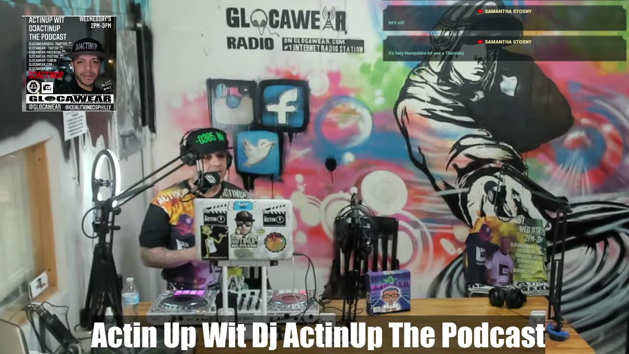 Dj Alamo LIVE in studio on Actin Up Wit Dj ActinUp The Podcast 5-11-22