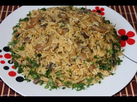 فيديو: طاجن خليط الأرز مع الفطر