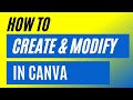 How To Create Images And Change Image Pixels Using Canva - Start To Finish