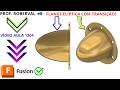 Aula 1204 - Modelamento da Flange Elíptica com Transição por Superfície no Autodesk Fusion