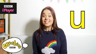 Learn letter "u" with Evie and Dodge | Phonics | CBeebies House