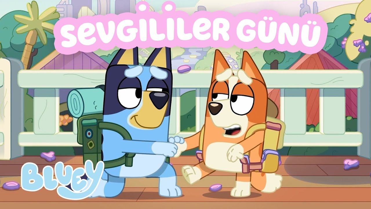 Bluey ile Sevgililer Günü! 🌹💙 | En Sevimli Anlar! 🥰 | Bluey Türkçe Resmi Kanal