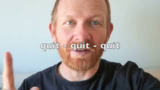 "Give up" vs "quit" en inglés - ¿significan lo mismo?