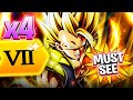 (Dragon Ball Legends) 4x ZENKAI 7 BUFFED F2P SSJ GOGETA HAS OTHERWORLDLY POWER!