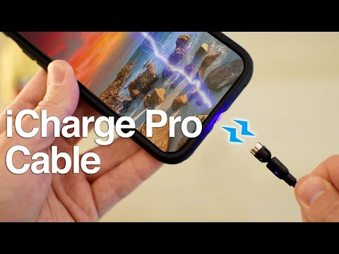 iCharge Pro - 3-in-1 Magnetic Charging Cable for iOS, Android and USB-C Devices!