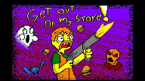Get Out Of My Store! Review for the Amstrad CPC by John Gage