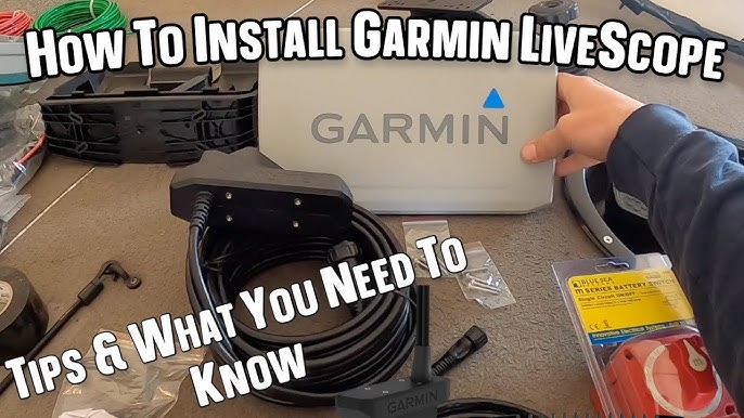 Garmin Panoptix(livescope)transducer install and on the water testing 