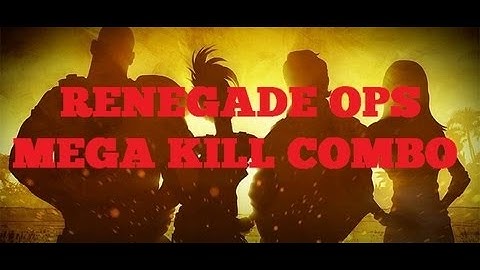 Achievement Guides - Renegade Ops Part I - Mega Kill Combo