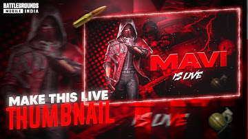 Bgmi⚡thumbnail tutorial on android | how to make pubg / bgmi thumbnail on android #bgmi #mavi #pscc