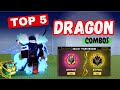 5 Best Dragon Combo For Beginners In Blox Fruits Fast Easy One Shot 