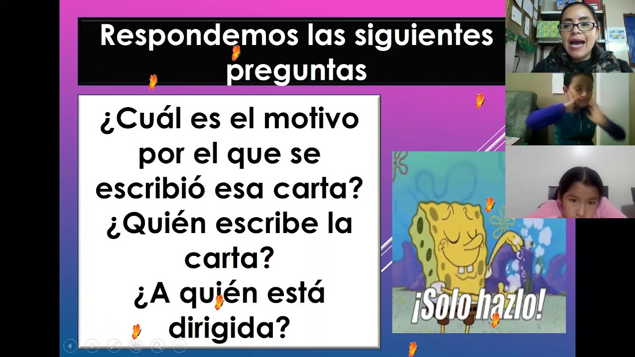 Carta de felicitación 3º prim Com - YouTube