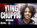 Yung choppa has a viral hit with his first ever recorded song live on the grind interview