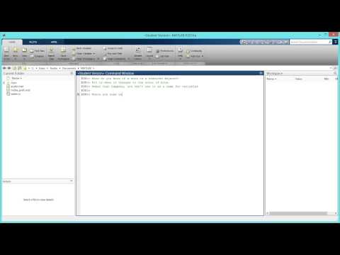 How to Know If It Is a Keyword or Not in MATLAB. [HD]