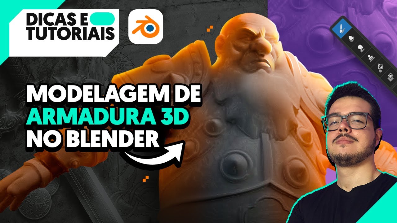 Modelagem de Armadura 3D no Blender | Aula ao vivo com JP Lacerda - YouTube