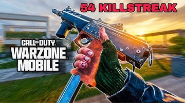 The SCARIEST Warzone Mobile Player (54 KILLSTREAK)