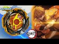 Zenitsu Agatsuma [Kimetsu No Yaiba] Beyblade Burst Sparking Combo #shorts