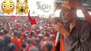 Watch!! How Aseibu Amanfi Pulled the Crowed with Hot liveband Performance at John Kumah funeral
