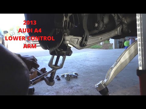 2013 Audi A4 How To Replace Front Lower Control Arm