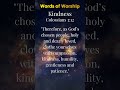 Colossians 3:12 - Words of Worship created for you!
