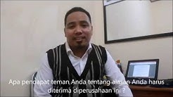 Jawaban Interview : Kenapa Perusahaan HARUS menerima ANDA ? - Durasi: 5.26. 