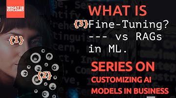 Fine-Tuning vs Retrieval-augmented generations (RAGs) in Machine Learning #RAGs #prompt #chatgpt4o