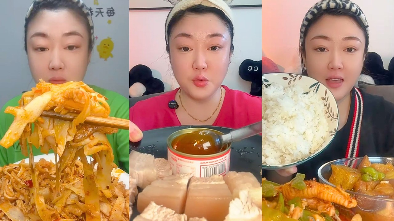 Extreme Chinese Mukbang – Insane Textures & Giant Bites #162