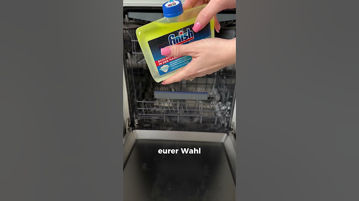 Nie wieder schmutziges Geschirr - So reinigst du deine Spülmaschine richtig! 💦🍽️ #haushaltstipp