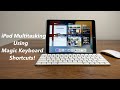How to do multitasking in iPad using Keyboard Shortcuts! iPadOS 15