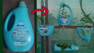 DIY Planter / Hanging Planter /Gentle Bottle Reuse Idea / Liquid Detergent Bottle Reuse Idea screenshot 5