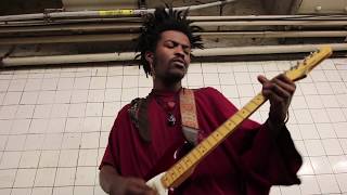 NYC Subway Guitarist: Adjua Ajamu