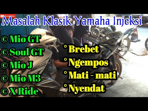 oke rek kali ini saya menjumpai motor mio gt yang mogok secara tiba tiba di depan bengkel elite moto. 