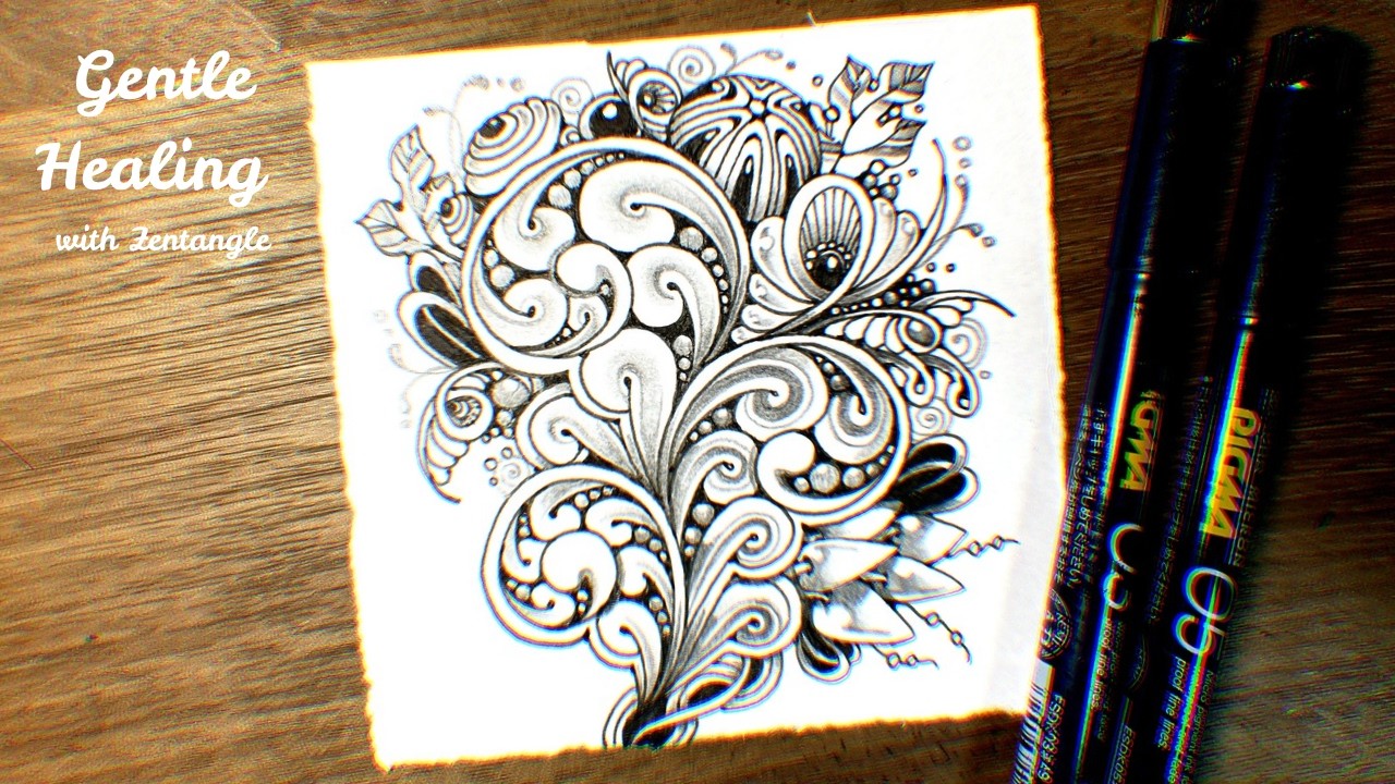 Watching Patterns Take Shape | Relaxing Pen Drawing Process - YouTube