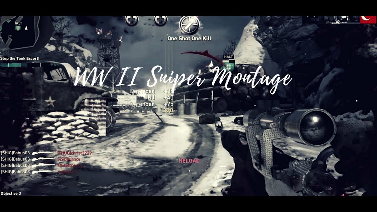 WWII Sniper Montage# Vol 1