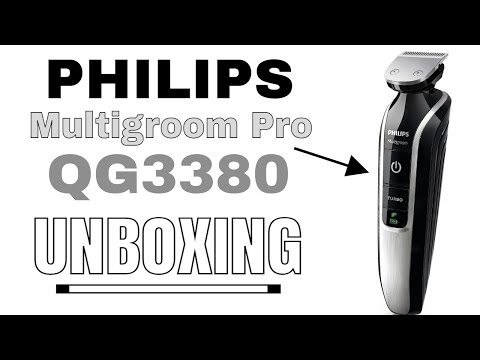 Philips QG3380 Multigroom Pro Unboxing