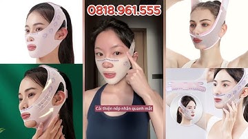 Mặt nạ nâng cơ mặt, giúp kéo căng da, tạo cằm v-line, hạn chế trùng nhão chảy xệ một cách tự nhiên